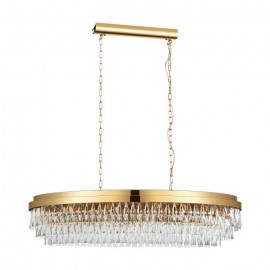 Eglo-Valparaiso & Valparaiso 1 H/L 13X40W E14 Pendant - Gold & Chrome